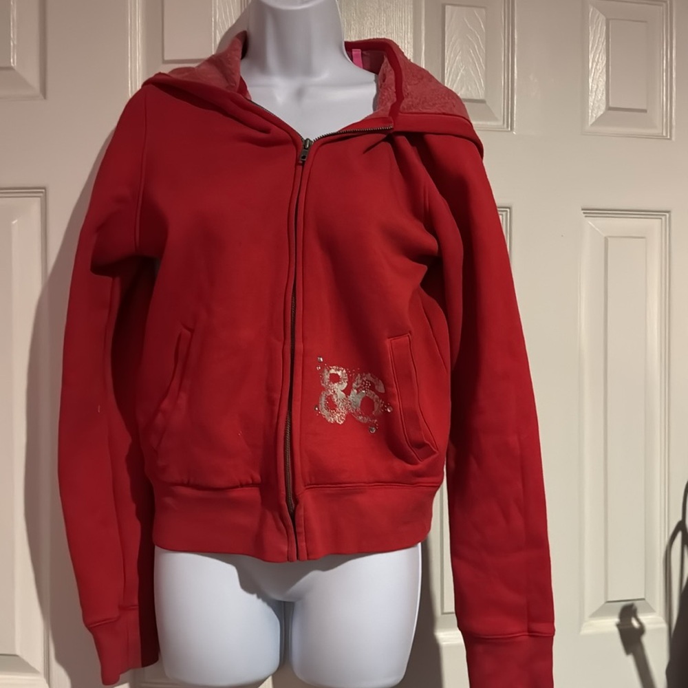 True PINK Love zip hoodie